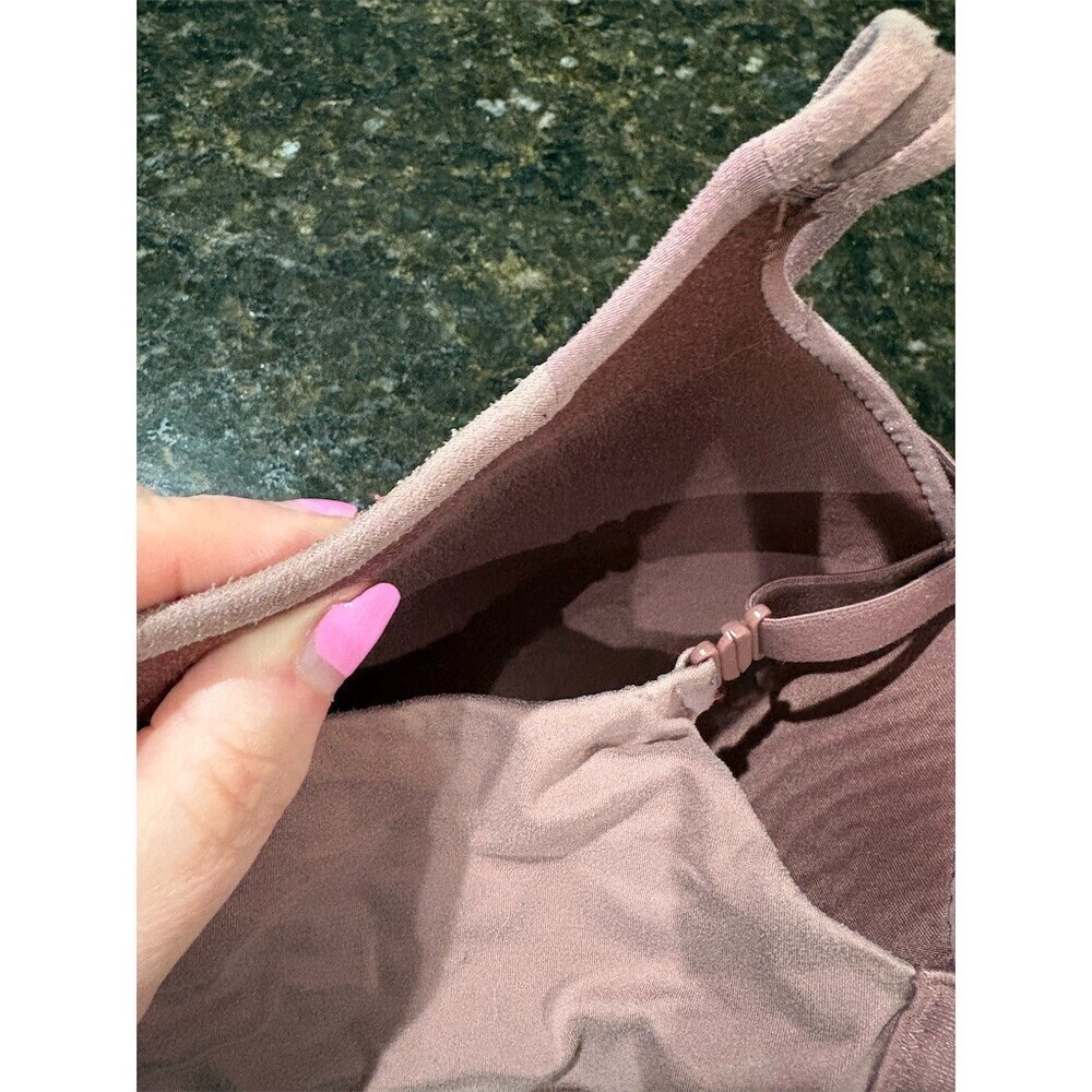 Victoria's Secret T-Shirt Bra Womens 36DD Maroon Underwire Lightly Lined - Picture 6 of 12